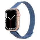 Milanese Small Waist Watch Band For Apple Watch Series 8&7 41mm / SE 2&6&SE&5&4 40mm / 3&2&1 38mm(Blue) - 1