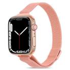 Milanese Small Waist Watch Band For Apple Watch Series 9&8&7 41mm / SE 3&SE 2&6&SE&5&4 40mm / 3&2&1 38mm(Light Pink) - 1