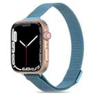 Milanese Small Waist Watch Band For Apple Watch Series 8&7 41mm / SE 2&6&SE&5&4 40mm / 3&2&1 38mm(Porcelain Blue) - 1