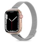 Milanese Small Waist Watch Band For Apple Watch Series 8&7 41mm / SE 2&6&SE&5&4 40mm / 3&2&1 38mm(Cold Grey) - 1