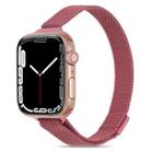 Milanese Small Waist Watch Band For Apple Watch Series 8&7 41mm / SE 2&6&SE&5&4 40mm / 3&2&1 38mm(Water Red) - 1