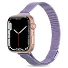 Milanese Small Waist Watch Band For Apple Watch Ultra 49mm / Series 8&7 45mm / SE 2&6&SE&5&4 44mm / 3&2&1 42mm(Lavender) - 1