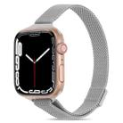 Milanese Small Waist Watch Band For Apple Watch Ultra 49mm / Series 8&7 45mm / SE 2&6&SE&5&4 44mm / 3&2&1 42mm(Cold Grey) - 1