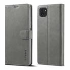 For Samsung Galaxy A03 164mm LC.IMEEKE Calf Texture Leather Phone Case(Grey) - 1