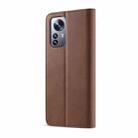 For Xiaomi 12/12X/12S LC.IMEEKE Calf Texture Leather Phone Case(Coffee) - 3