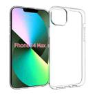 For iPhone 14 Plus Transparent TPU Phone Case - 1