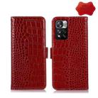 For Xiaomi Redmi Note 11 Pro 4G / 5G Global Crocodile Top Layer Cowhide Leather Phone Case(Red) - 1