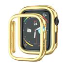 Electroplated PC Hollow Watch Protective Case For Apple Watch Series 8 / 7 41mm(Gold) - 1