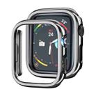 Electroplated PC Hollow Watch Protective Case For Apple Watch Series 8 / 7 45mm(Black) - 1