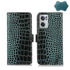 For OnePlus Nord CE 2 5G Crocodile Top Layer Cowhide Leather Phone Case(Green) - 1