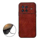 For vivo X Note Accurate Hole Crazy Horse Texture PU Phone Case(Brown) - 1