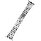 Oak Three Strains Metal Watch Band For Apple Watch Ultra 49mm / Series 8&7 45mm / SE 2&6&SE&5&4 44mm / 3&2&1 42mm - 1