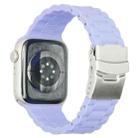 Three Beads Watch Band For Apple Watch Series 8&7 41mm / SE 2&6&SE&5&4 40mm / 3&2&1 38mm(Lilac) - 1