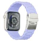 Three Beads Watch Band For Apple Watch Ultra 49mm / Series 8&7 45mm / SE 2&6&SE&5&4 44mm / 3&2&1 42mm(Lilac) - 1