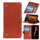 For LG Q70 Copper Buckle Retro Crazy Horse Texture Horizontal Flip Leather Case with Holder & Card Slots & Wallet(Brown) - 1