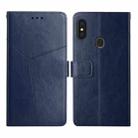 For Gigaset GS3 Y Stitching Horizontal Flip Leather Phone Case(Blue) - 1