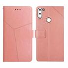 For Gigaset GS4 Y Stitching Horizontal Flip Leather Phone Case(Rose Gold) - 1