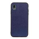 For Sony Xperia Ace III Litchi Texture Leather Shockproof Phone Case(Blue) - 1