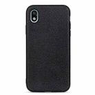 For Sony Xperia Ace III Litchi Texture Leather Shockproof Phone Case(Black) - 1