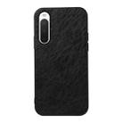 For Sony Xperia 10 IV Crazy Horse Texture Shockproof Leather Phone Case(Black) - 1