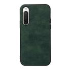 For Sony Xperia 10 IV Two-color Litchi Texture Phone Case(Green) - 1