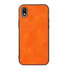 For Sony Xperia Ace III Two-color Litchi Texture Phone Case(Orange) - 1