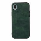 For Sony Xperia Ace III Two-color Litchi Texture Phone Case(Green) - 1