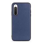 For Sony Xperia 10 IV Sheep Texture Leather Phone Case(Blue) - 1