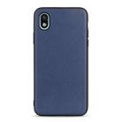 For Sony Xperia Ace III Sheep Texture Leather Phone Case(Blue) - 1