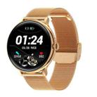 Q71 Pro 1.28 inch TFT Screen Steel Strap Smart Watch, Support Bluetooth Call / Menstrual Cycle Reminder(Gold) - 1