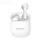 Nokia E3110 Half In-Ear HD Call Wireless Bluetooth TWS Sports Earphone(White) - 1
