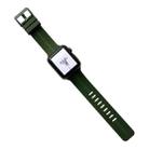 Thread Silicone Watch Band For Apple Watch Ultra 49mm&Watch Ultra 2 49mm / Series 9&8&7 45mm / SE 3&SE 2&6&SE&5&4 44mm / 3&2&1 42mm(B) - 1