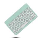 X4 Universal Round Keys Panel Spray Color Bluetooth Keyboard(Mint Green) - 1