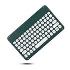 X4 Universal Round Keys Panel Spray Color Bluetooth Keyboard(Dark Night Green) - 1