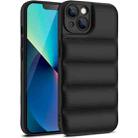 For iPhone 12 Pro Max Eiderdown Airbag Shockproof Phone Case(Black) - 1