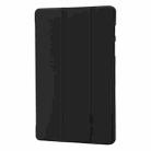 For Samsung Galaxy Tab S8 / S7 3-Fold Holder Silicone Leather Tablet Case(Black) - 2