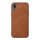 For Sony Xperia ACE III Cowhide Texture PU Phone Case(Brown) - 1