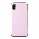 For Sony Xperia ACE III Cowhide Texture PU Phone Case(Pink) - 1