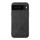 For Google Pixel 7 5G Cowhide Texture PU Phone Case(Black) - 1