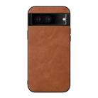 For Google Pixel 7 5G Cowhide Texture PU Phone Case(Brown) - 1