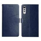 For LG Velvet 2 Pro Y Stitching Horizontal Flip Leather Phone Case(Blue) - 1