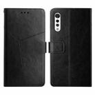 For LG Velvet 2 Pro Y Stitching Horizontal Flip Leather Phone Case(Black) - 1