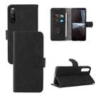 For vivo T1 5G Skin Feel Magnetic Flip Leather Phone Case(Black) - 1