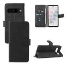 For Google Pixel 7 Pro Skin Feel Magnetic Flip Leather Phone Case(Black) - 1
