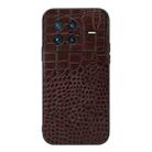 For vivo X Note Crocodile Top Layer Cowhide Leather Phone Case(Coffee) - 1