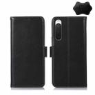 For Sony Xperia 10 IV Crazy Horse Top Layer Cowhide Leather Phone Case(Black) - 1