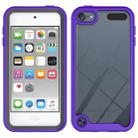 For iPod Touch 5 / 6 / 7 Two-layer Design Shockproof PC + TPU Protective Case(Purple) - 1