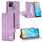 For OPPO A55s 5G Magnetic Clasp Flip Leather Phone Case(Purple) - 1