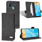 For OPPO A55s 5G Magnetic Clasp Flip Leather Phone Case(Black) - 1