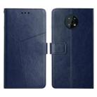 For Nokia G50 5G Y Stitching Horizontal Flip Leather Phone Case(Blue) - 1